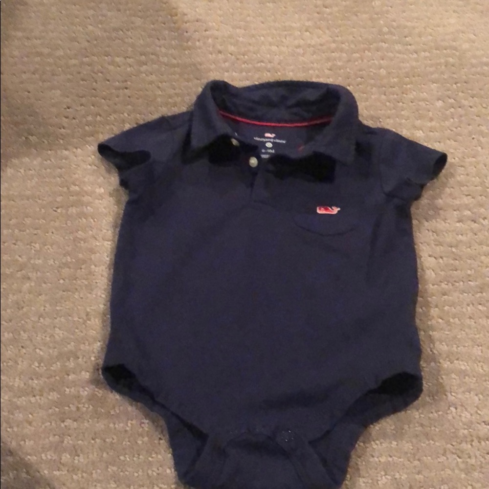 Vineyard vines navy blue polo
